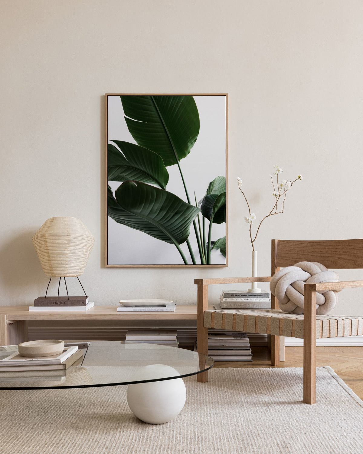 Strelitzia One Canvas print