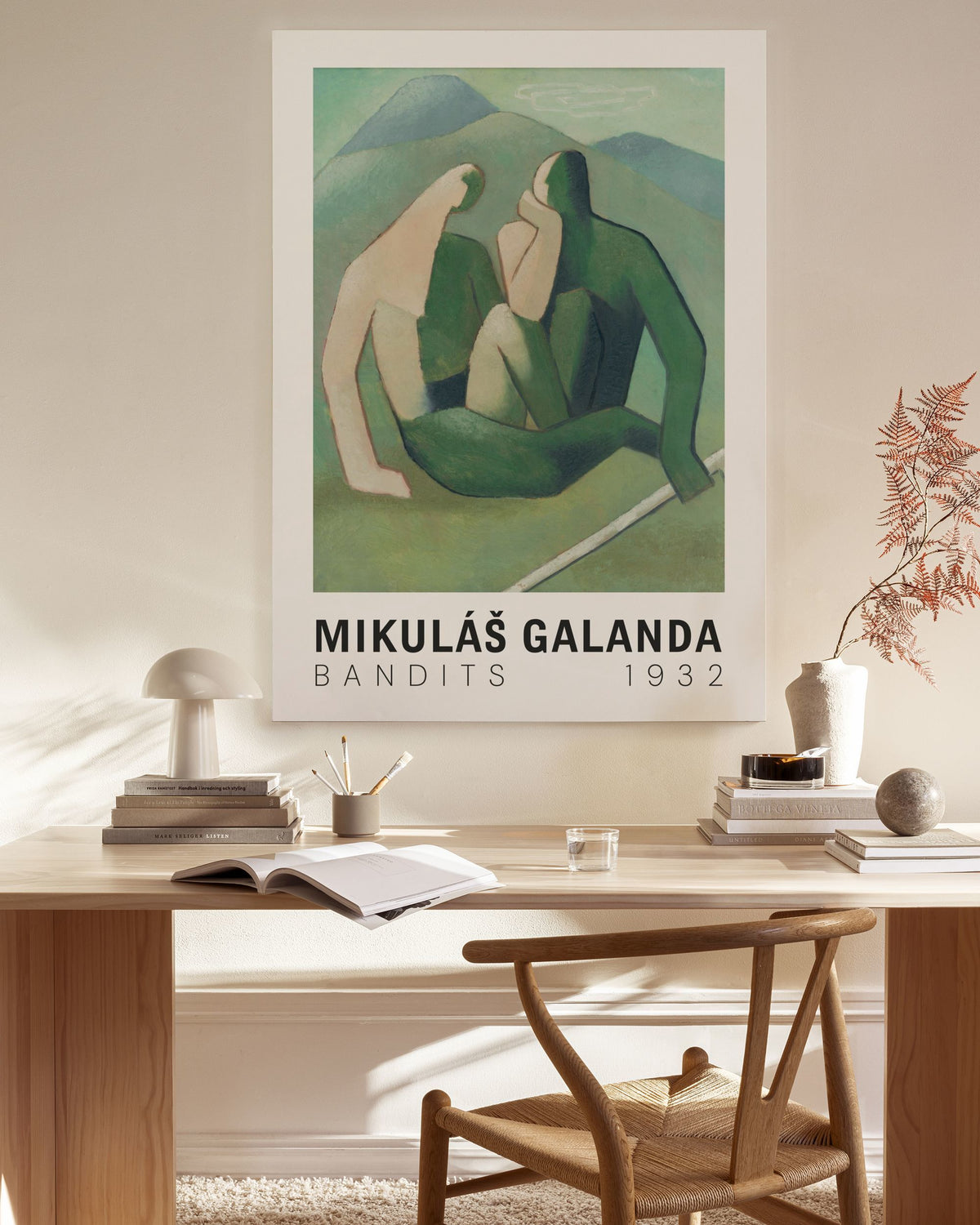 Mikuláš Galanda - Bandits Canvas print