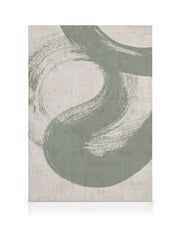 Green Abstraction No1 Canvas print