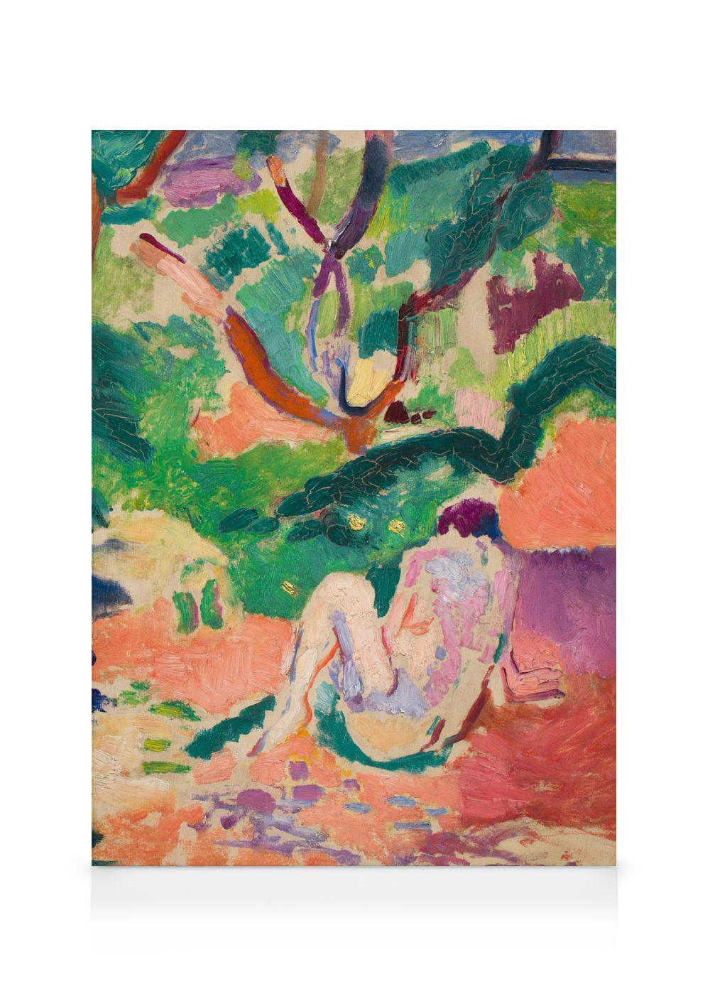 Matisse - Nude in a Wood Canvas print