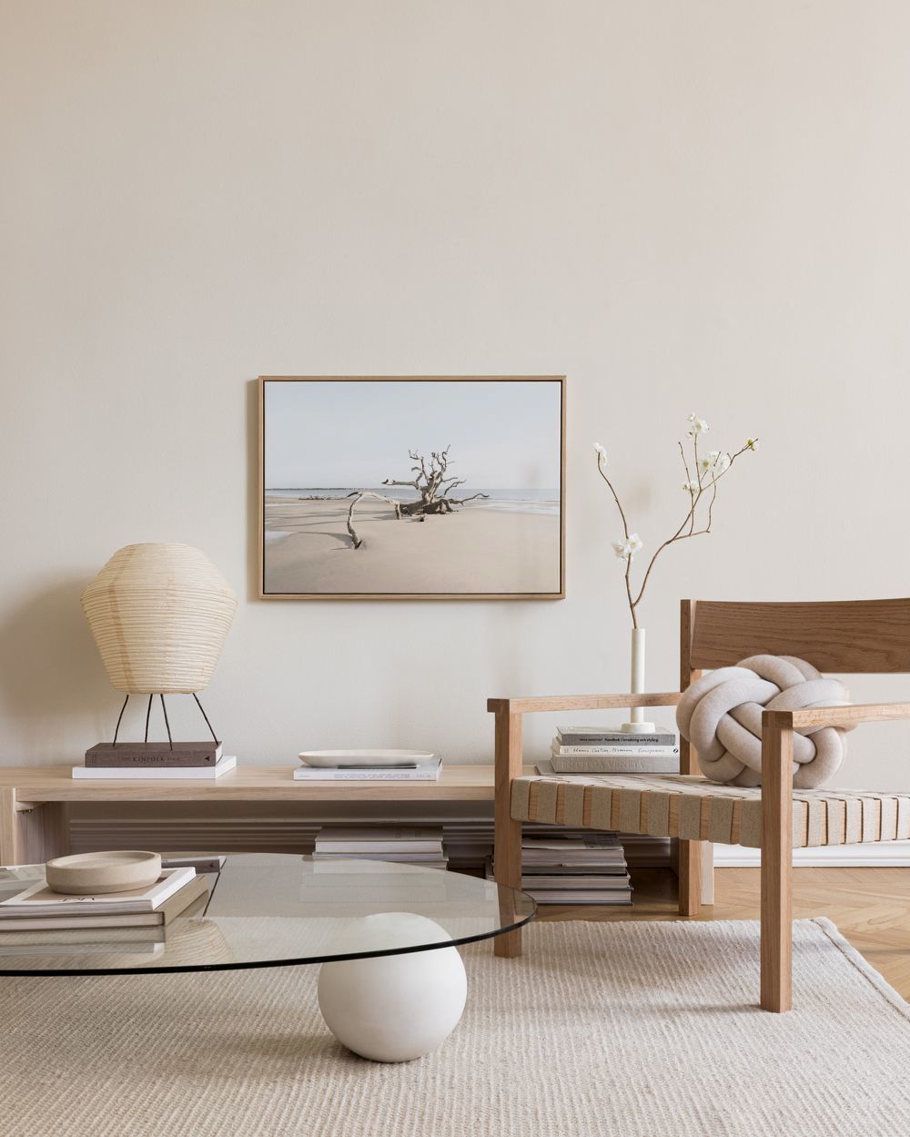 Driftwood Beach Canvas print
