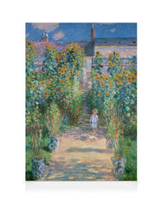 Monet - The Artist's Garden at Vétheuil Canvas print