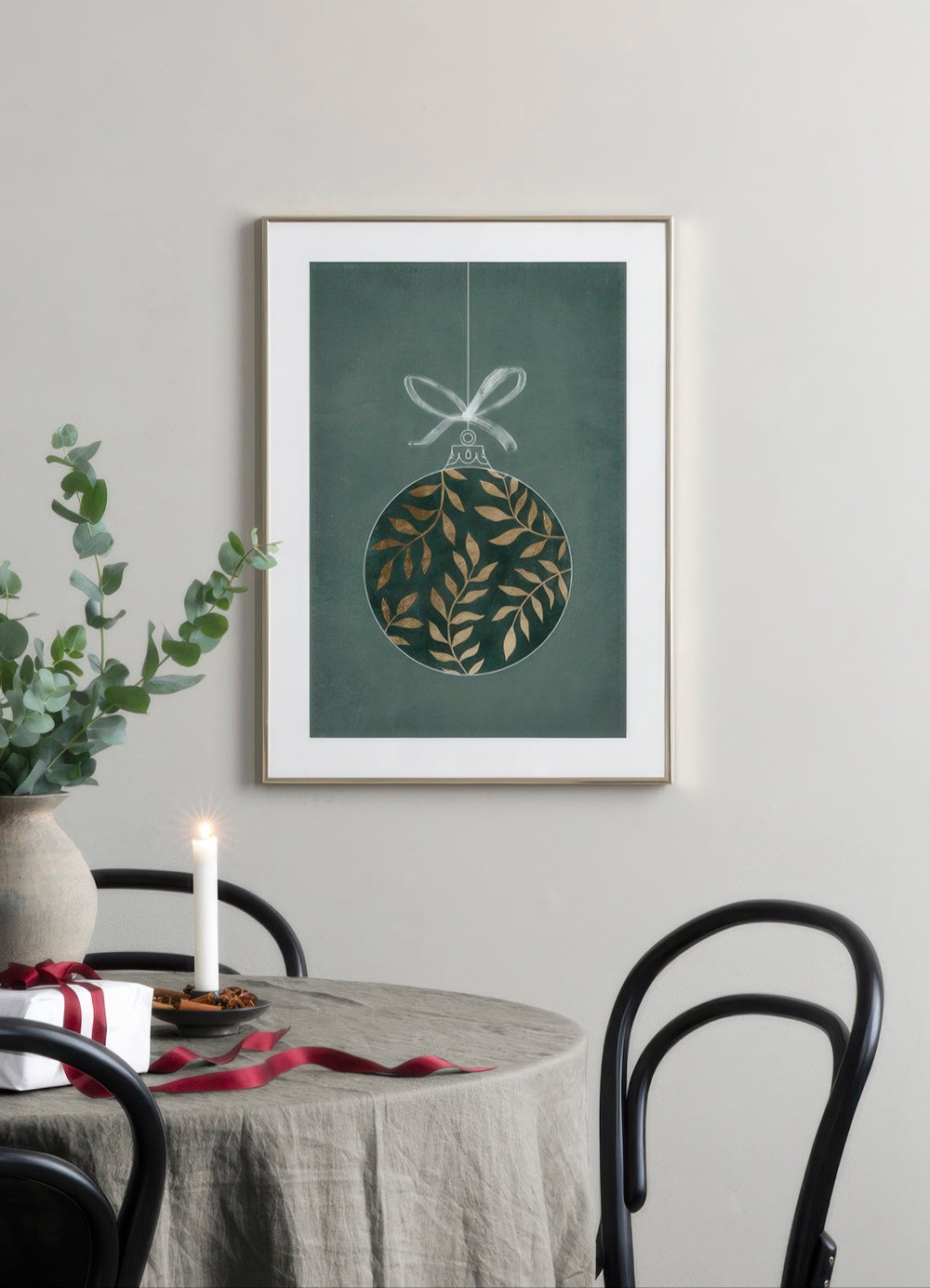 Golden Ornament Print