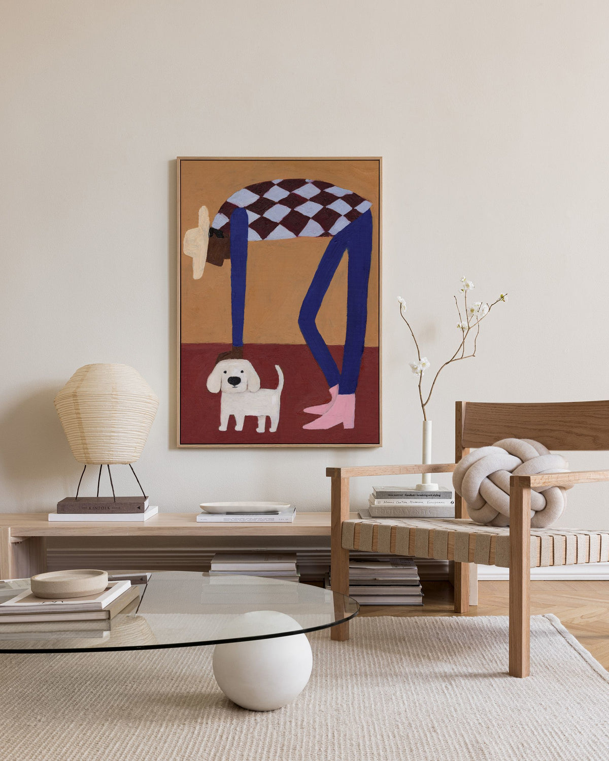 Howdy Hound Canvas print
