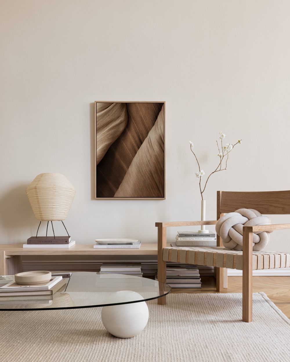 Brown Close Up Canvas print