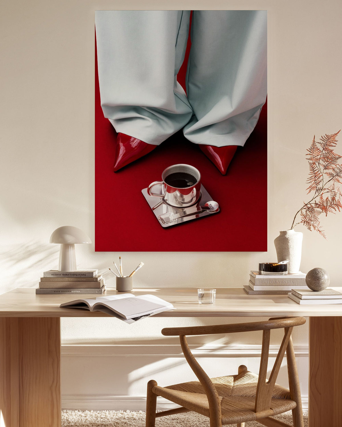 Caffeine and Confidence Canvas print
