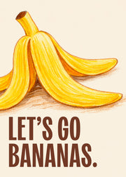 Let's Go Bananas Print