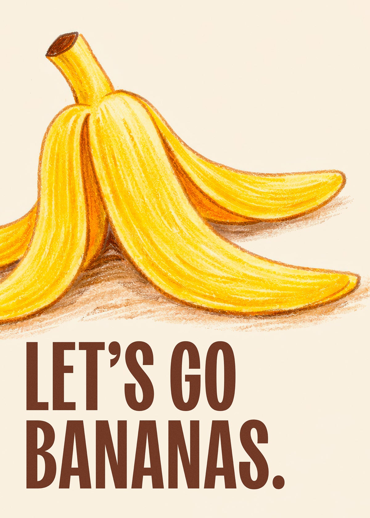 Let's Go Bananas Print