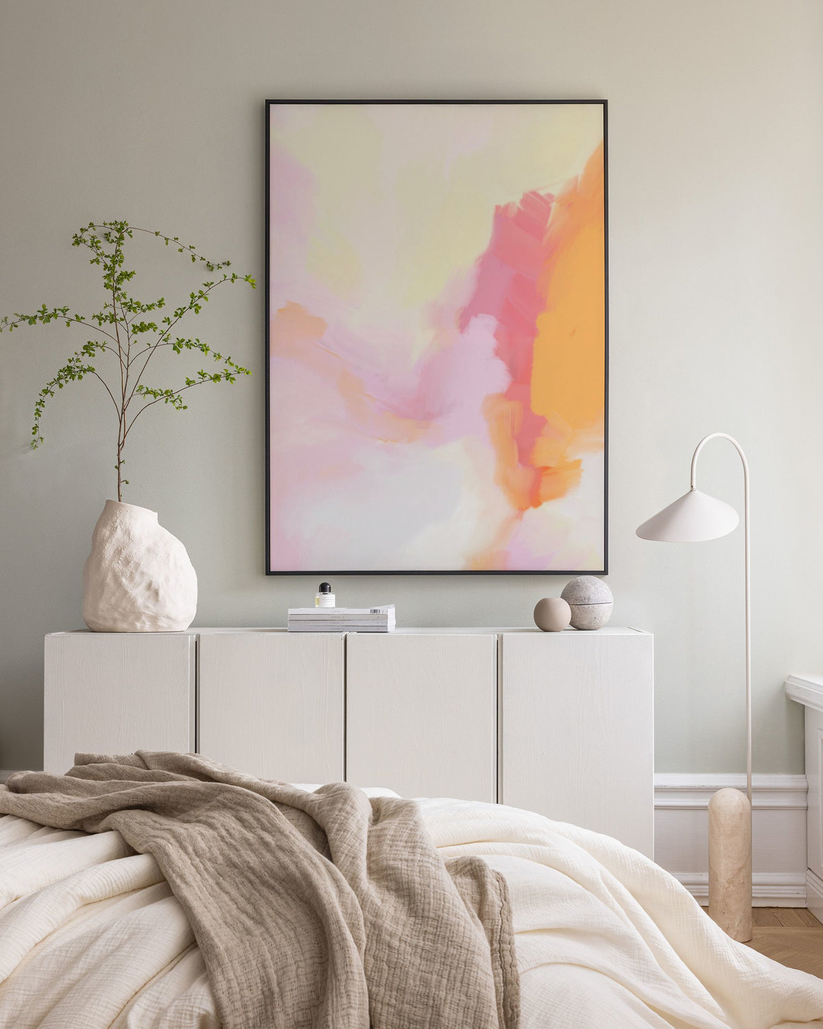 Painterly Expression No1 Canvas print