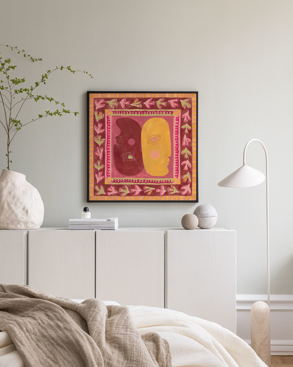 From Both Sides Canvas print