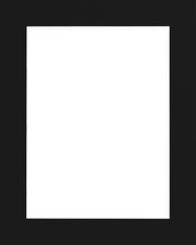 Picture mount black, 40x50
