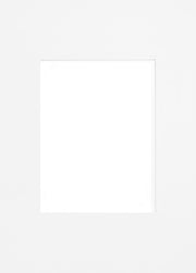 Passepartout hvid 50x70