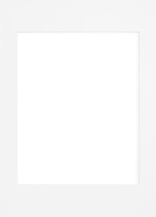 Paspartú blanco, 50x70