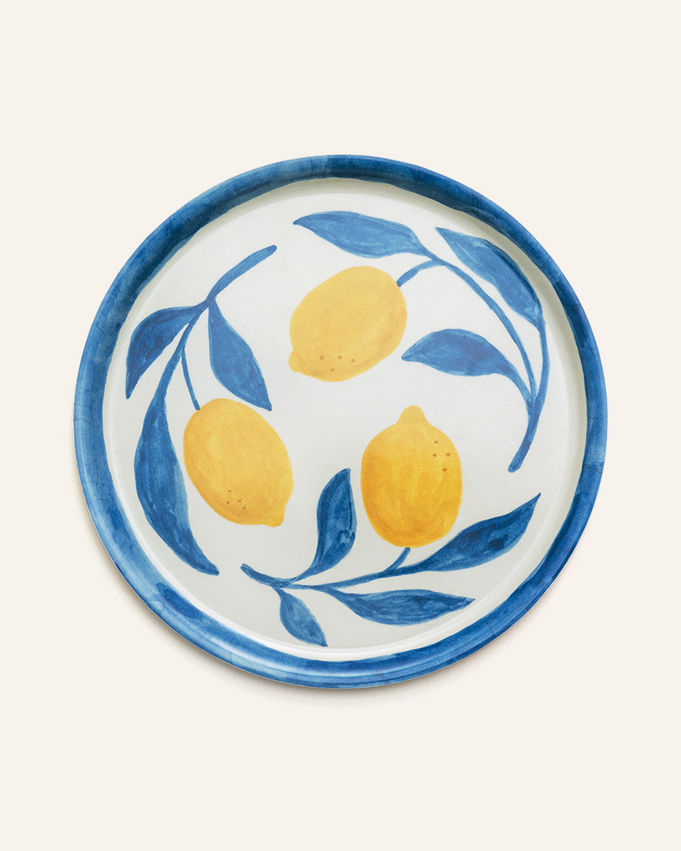 Lemon Branches Tray
